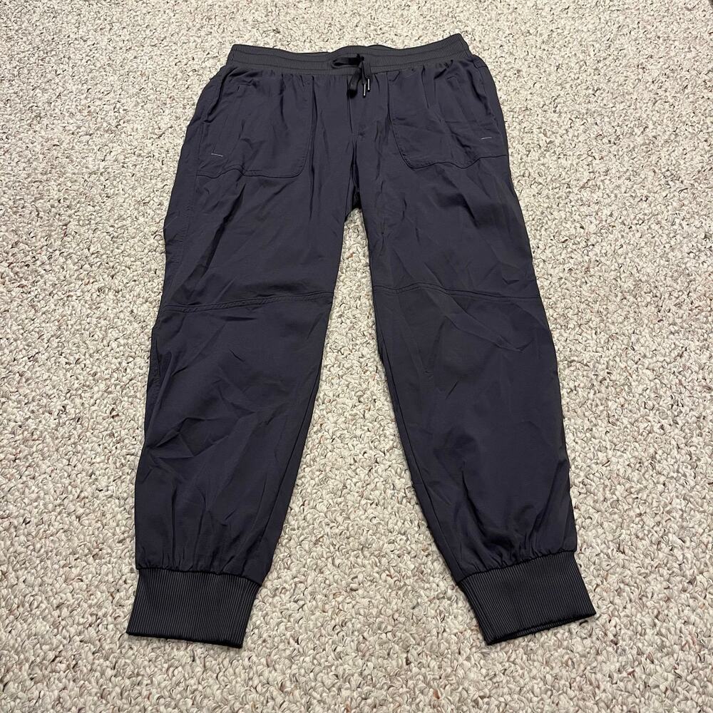 LL Bean Vista Camp Jogger Pants S Gray Outdoor Granola Casual Gorpcore